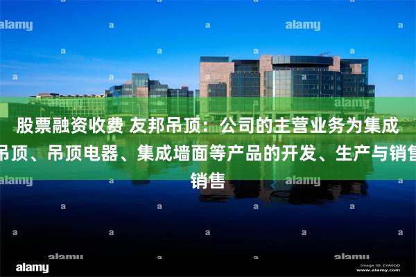 股票融资收费 友邦吊顶：公司的主营业务为集成吊顶、吊顶电器、集成墙面等产品的开发、生产与销售
