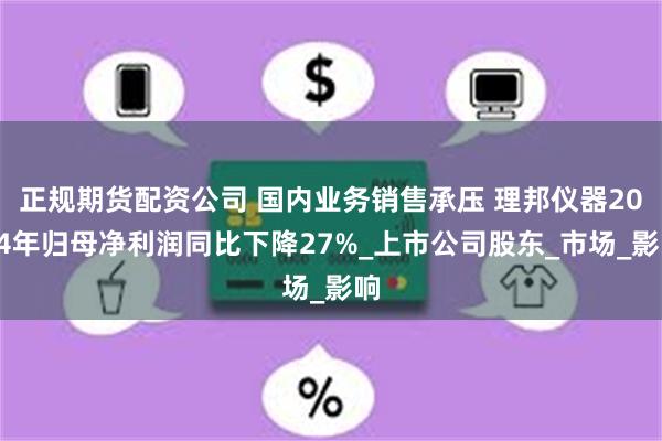 正规期货配资公司 国内业务销售承压 理邦仪器2024年归母净利润同比下降27%_上市公司股东_市场_影响